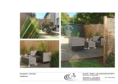 Nach der Ideenfindung und der Planung wird der Garten realisiert: und dann: Zeit zum Genießen!