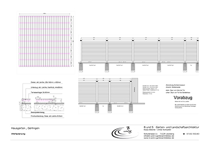 In der Werkplanung wird der Entwurf detailliert und Materialien festgelegt.