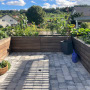 Der Gemüsegarten ist komplett als Hochbeet angelegt, so dass man rückenschonend gärntnern kann