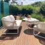 Auf der Terrasse lassen sich vom Frühling bis zum Herbst die Sonnenstrahlen einfangen