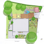 Hausgarten Ludwigsburg: Wenn der Entwurf konkrete Formen angenommen hat, beginnt die genaue Detaillierung im Grundriss.